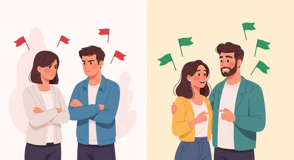 Red Flags vs. Green Flags in Relationships